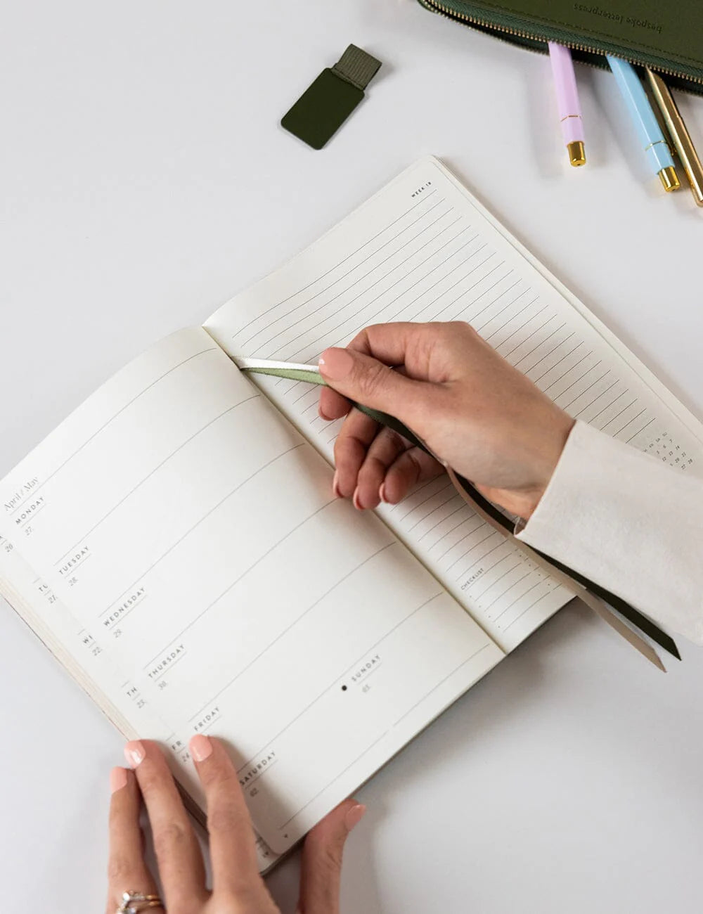 Bespoke Weekly Planner Notebook 2026 - Fairy Wren