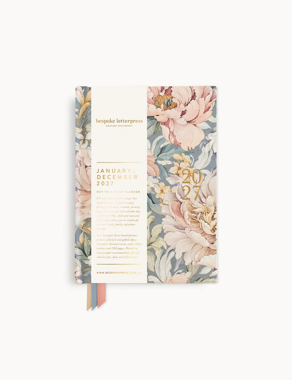 2027 Day to a Page Small Planner - Regency Blooms
