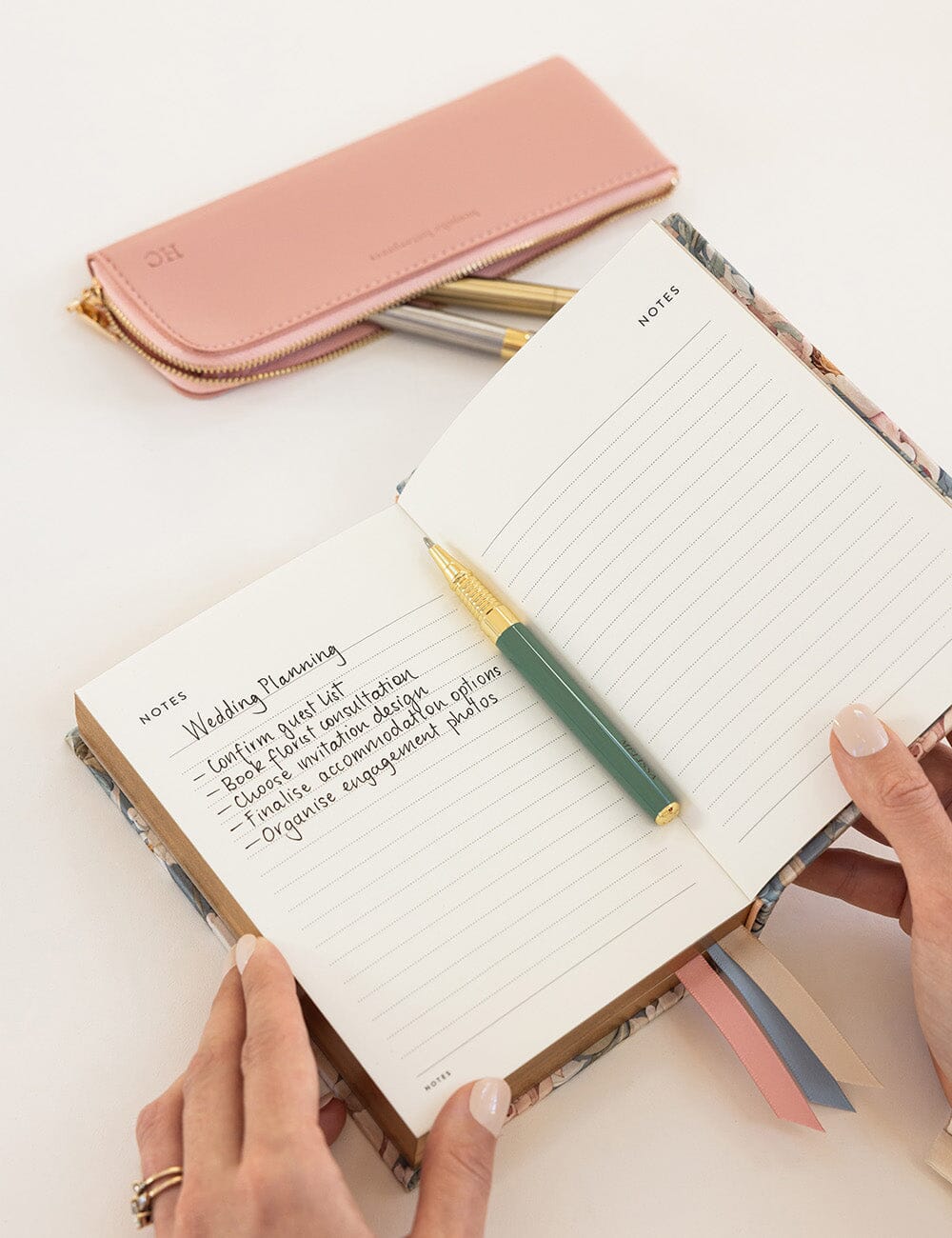 2027 Day to a Page Small Planner - Regency Blooms