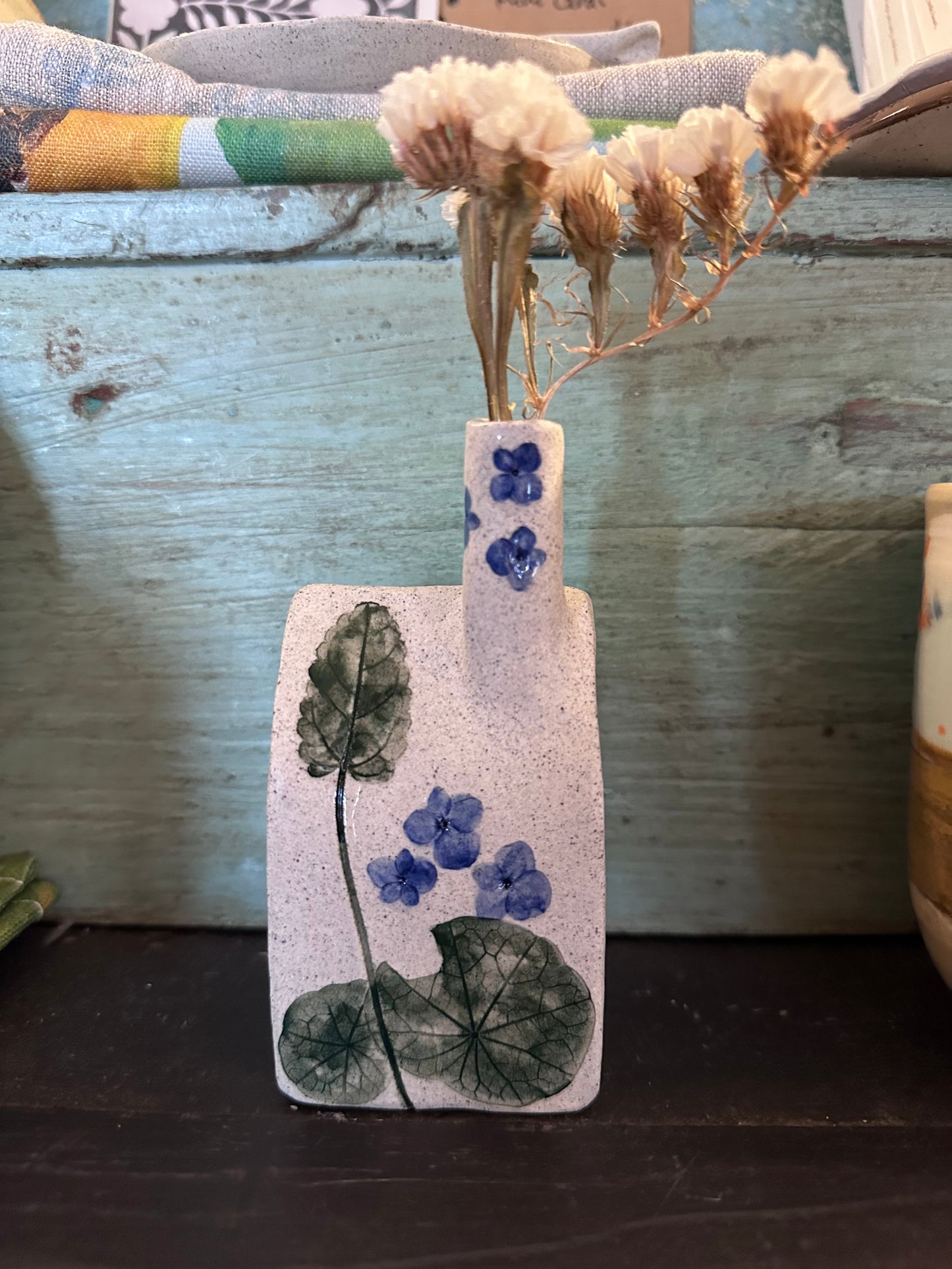Handmade Ceramic Flower House Vase - Medium