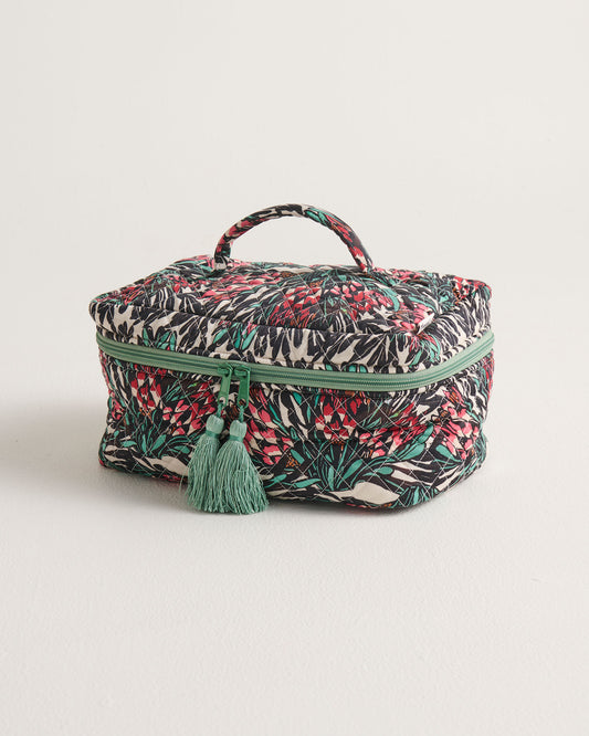 Kip and Co x Margaret Preston Protea Party Quilted Toiletry Case