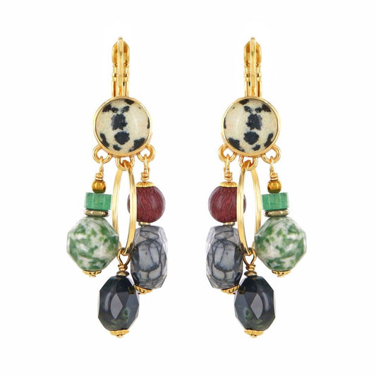 Taratata Jewellery - Soledad Beaded Lever Back Earrings