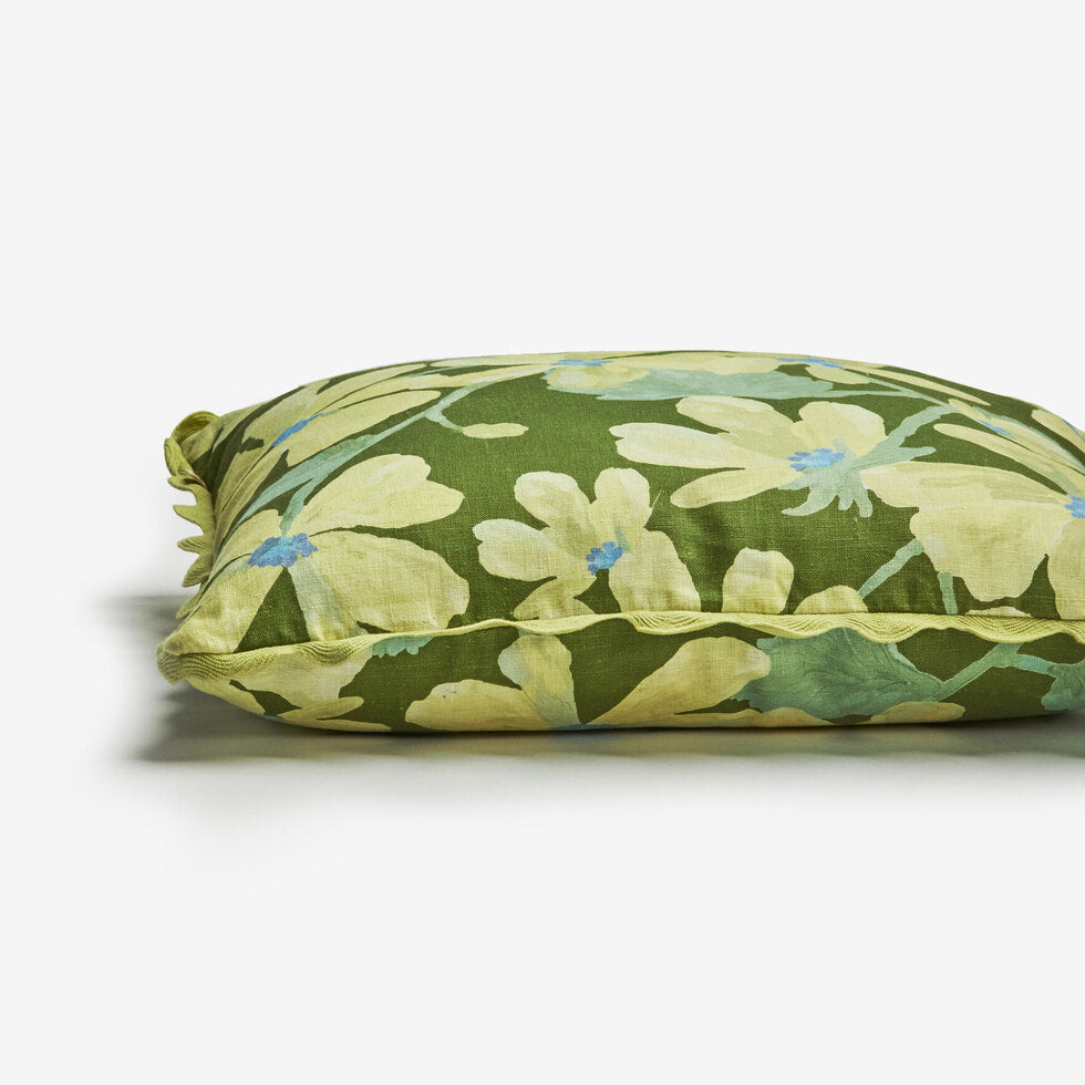 Bonnie and Neil Cushion - Violet Khaki