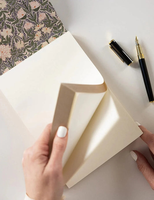 Bespoke Letterpress - Chrysanthemum Notepad Desktop Jotter
