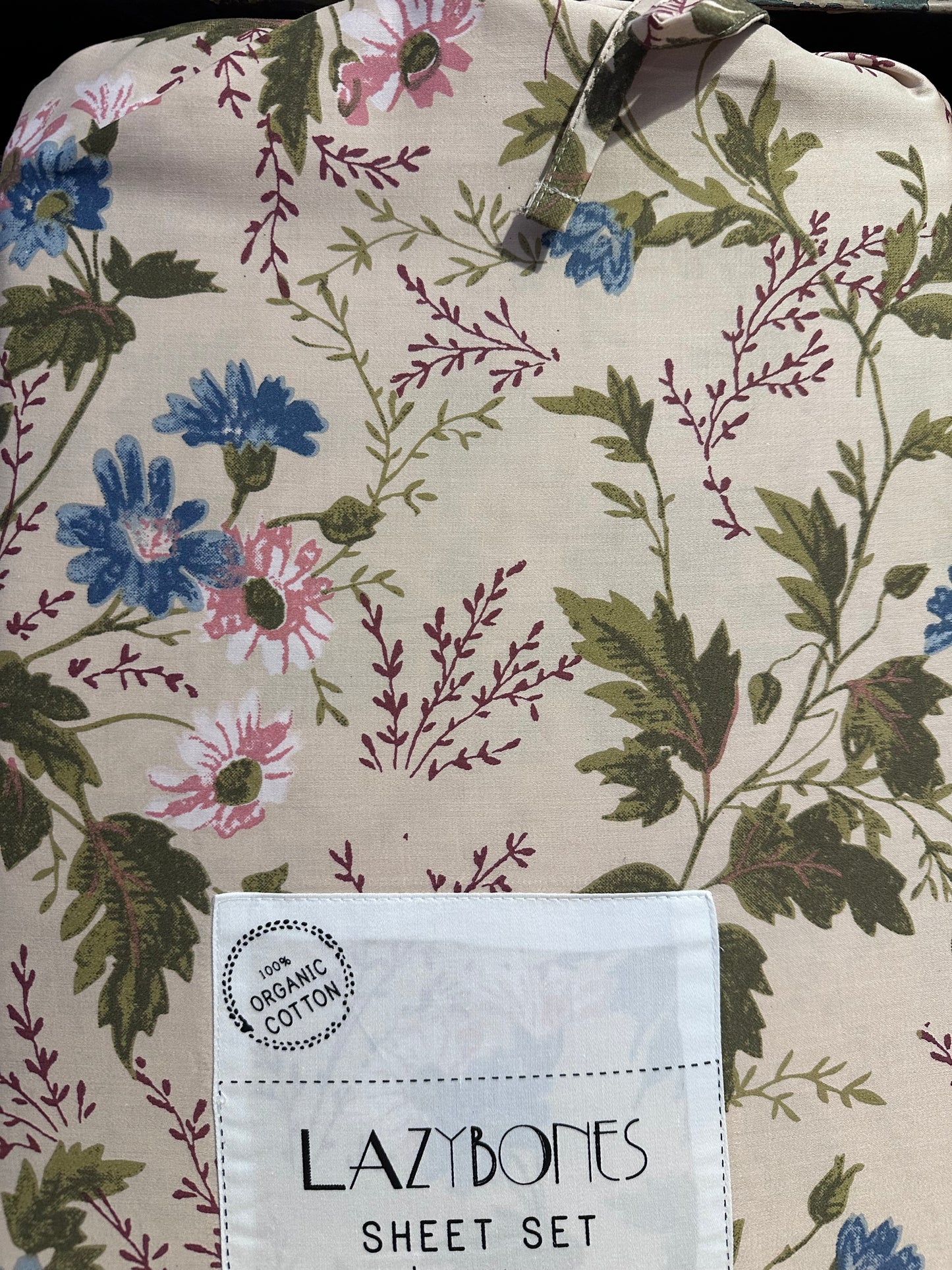 Lazybones Cornflower Sheet Set