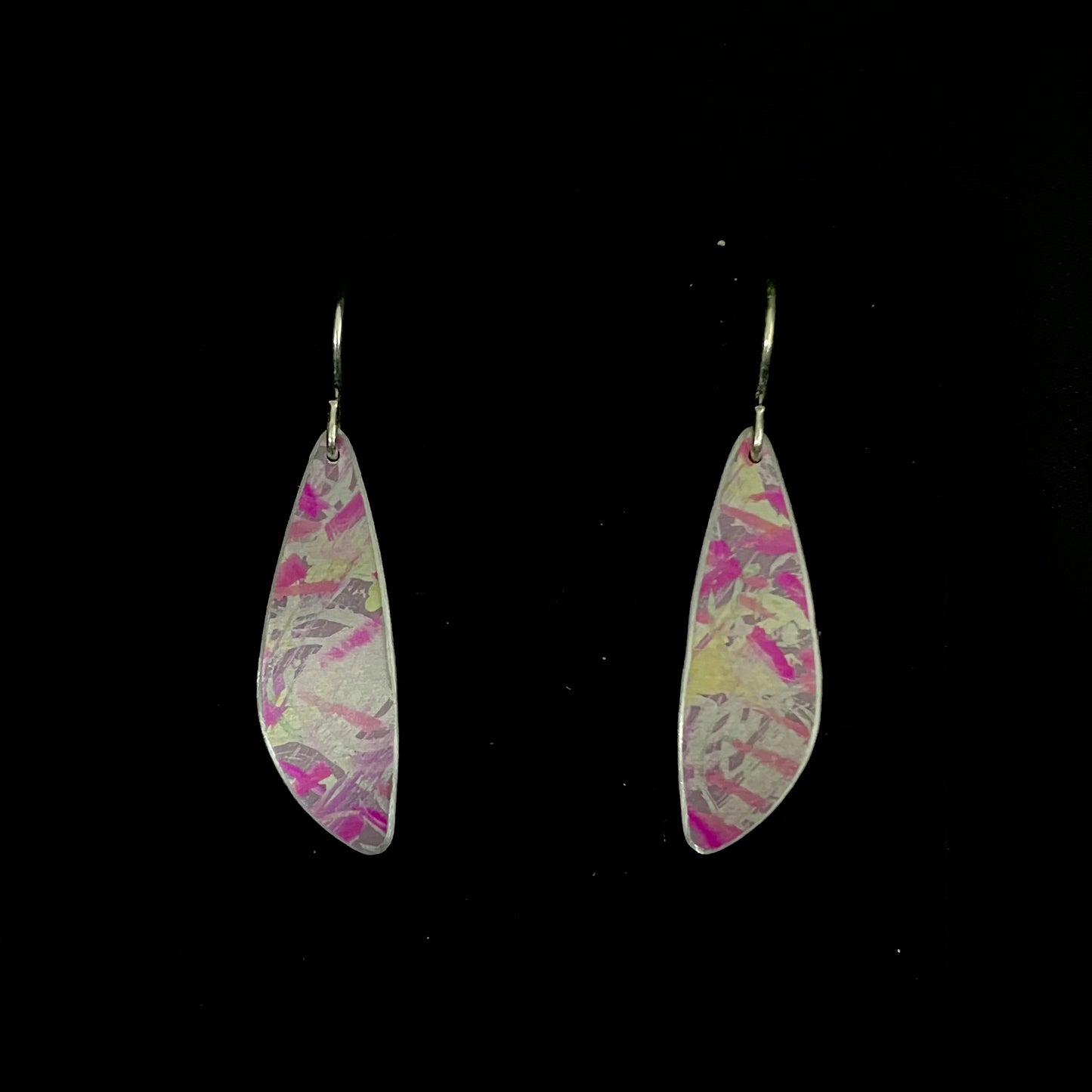 Dilkes-Hoffman Anodised Aluminium Earrings - Abstract Medium
