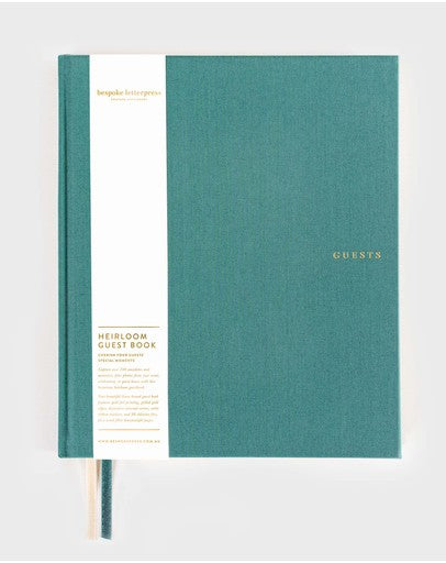 Bespoke Letterpress - Juniper Guest Book