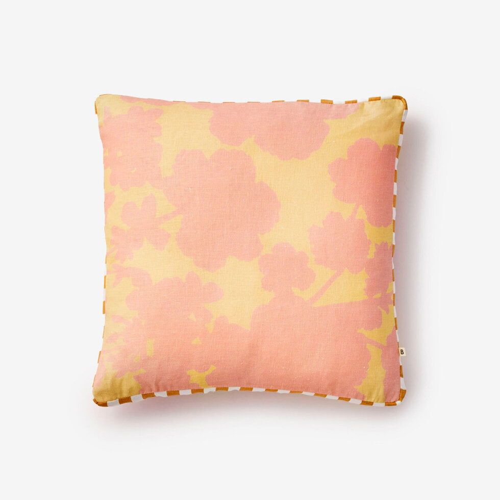 Bonnie and Neil Cushion - Geranium Butter