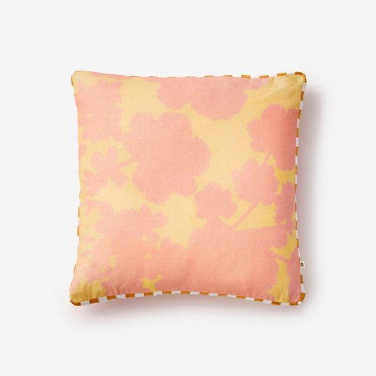 Bonnie and Neil Cushion - Geranium Butter