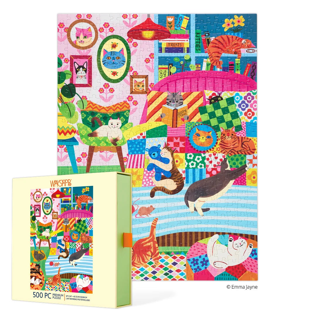 WerkShoppe 500pc Puzzle - Cat Nap