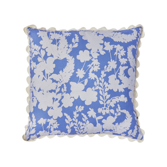Bonnie and Neil Cushion - Petal Blue 60cm