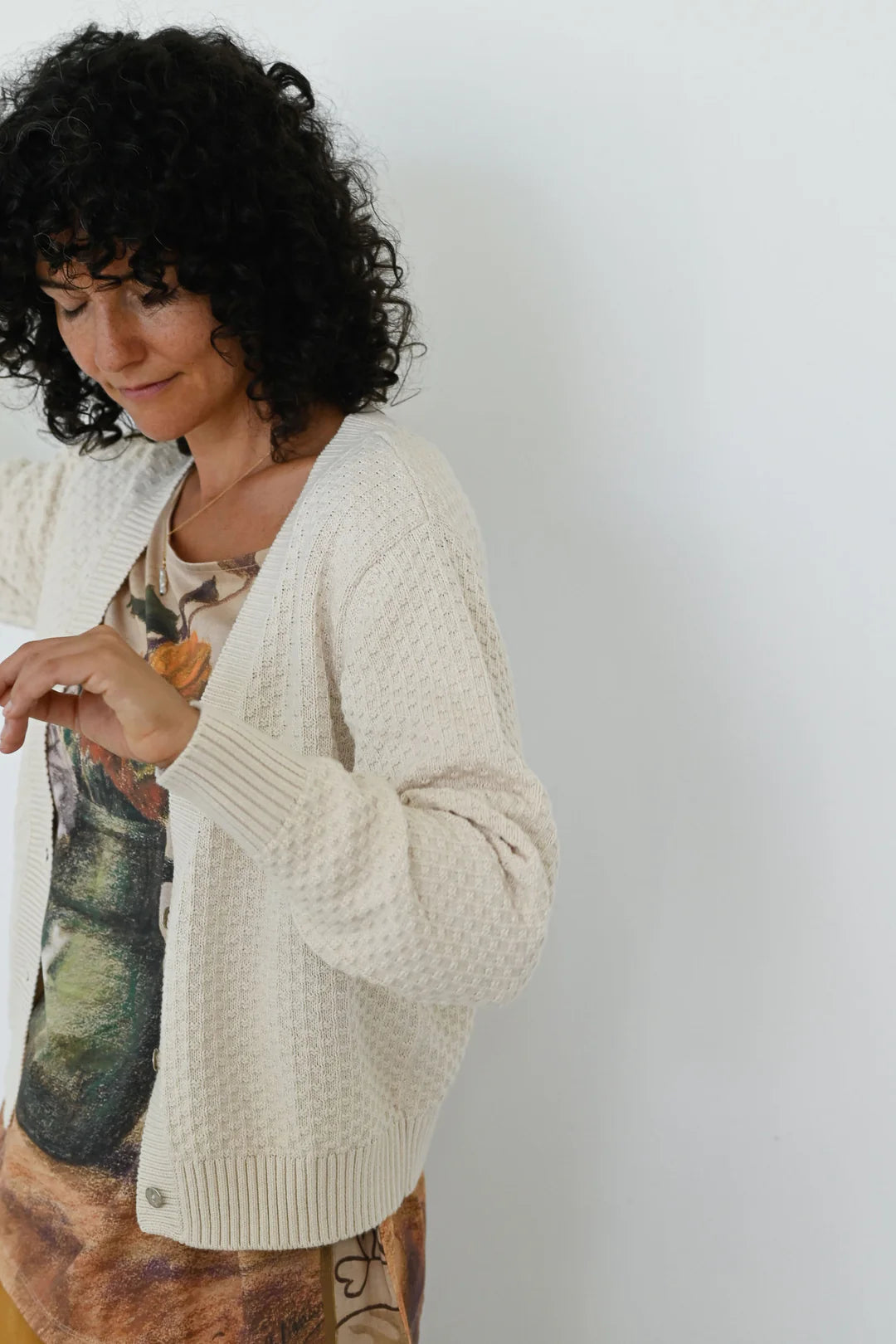 Lazybones Emmy Cardigan - Oatmeal