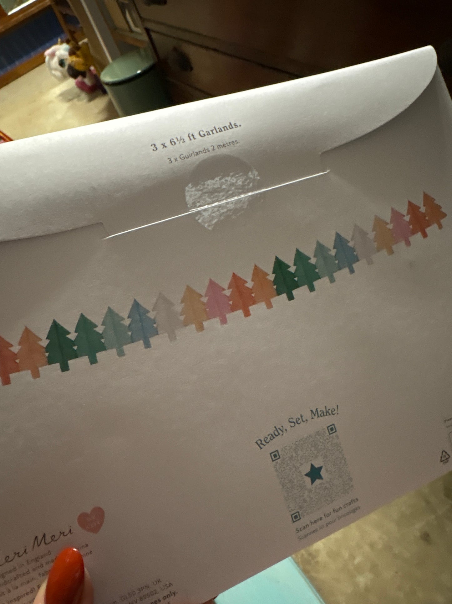 Meri Meri Tissue Paper Tree Garlands