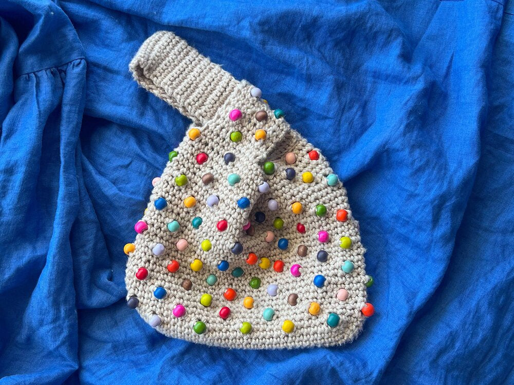 Lily Upton Learn to Crochet - Beaded Mosu Bag Kit
