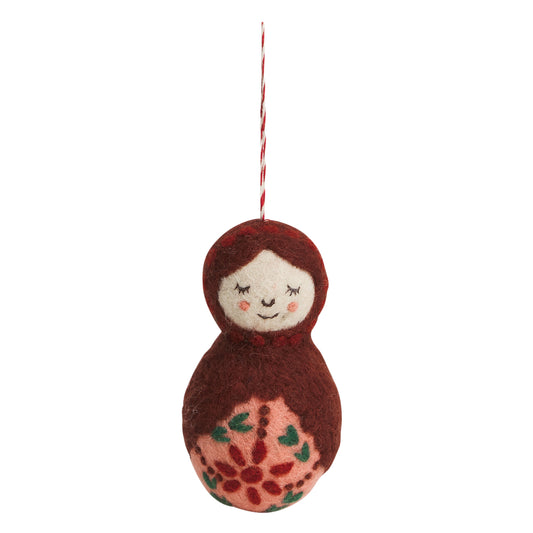 Sage and Clare Rosetta Doll Decoration