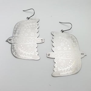 Denz earrings - Dove dangles(silver)