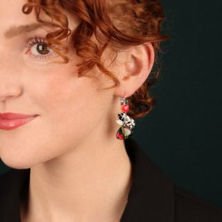 Taratata Jewellery - Daisy Cow Longer Lever Back Earrings