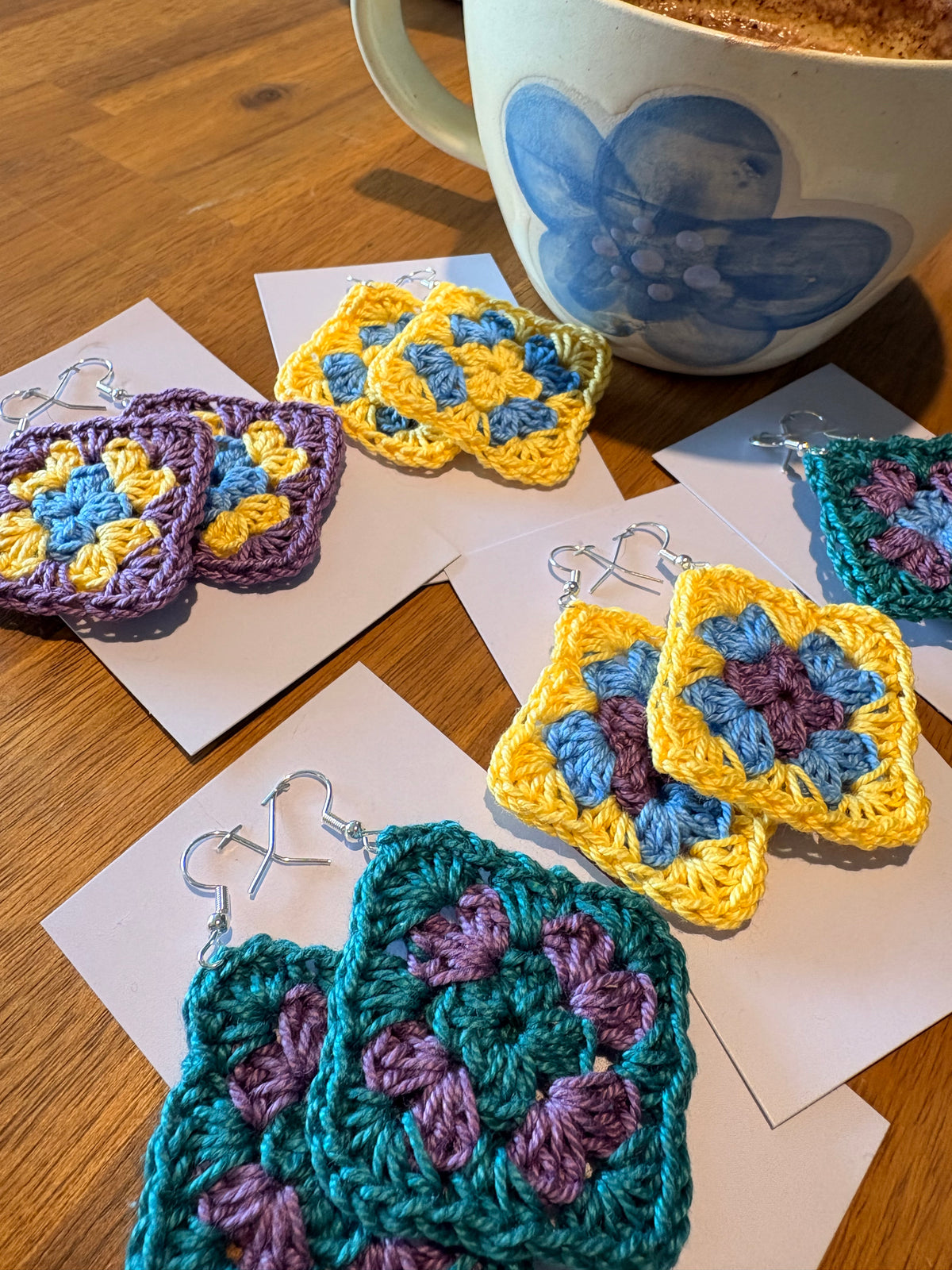 Jess Made Crochet earrings
