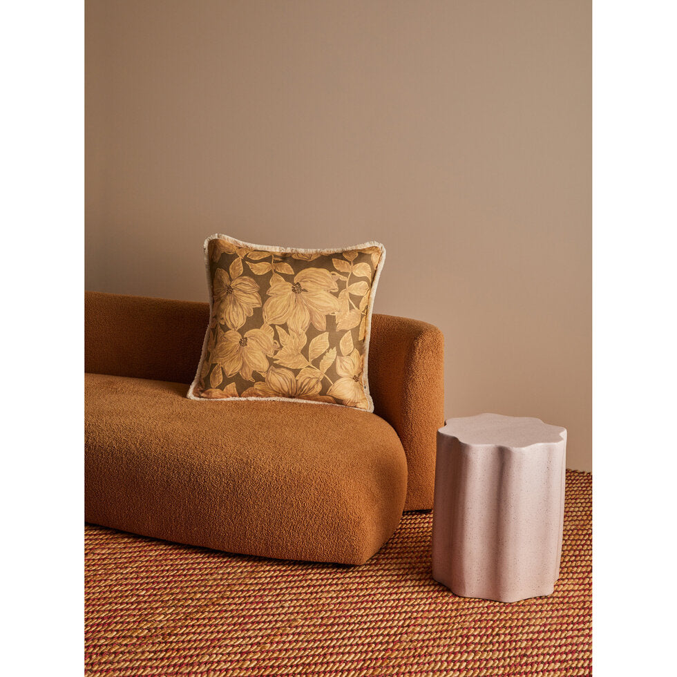 Bonnie and Neil Azalea Cushion - Caramel