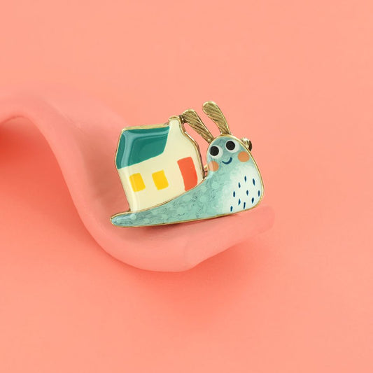 Taratata Jewellery - Sweet Home Snail Brooch