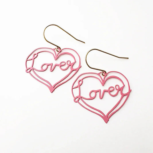 Denz earrings - Midi Lover Earrings - Pink