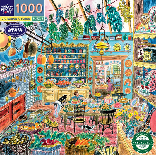 Eeboo 1000pc Puzzle - Victorian Kitchen
