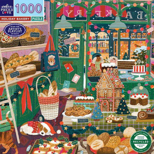 Eeboo 1000pc Puzzle - Holiday Bakery