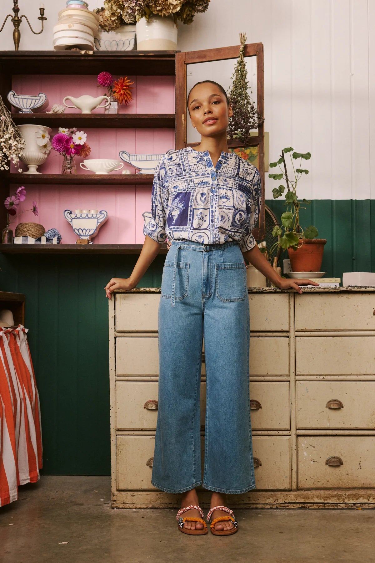 Nancybird Briar Pant - Denim
