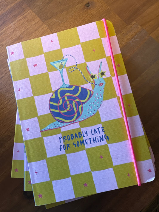 Notebook - Probably Late for Something