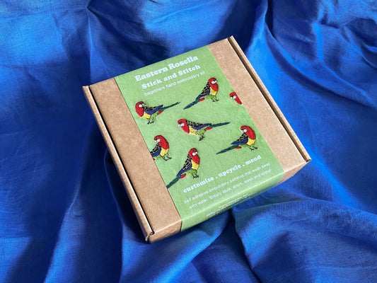 Lily Upton Eastern Rosella Stick and Stitch Kit