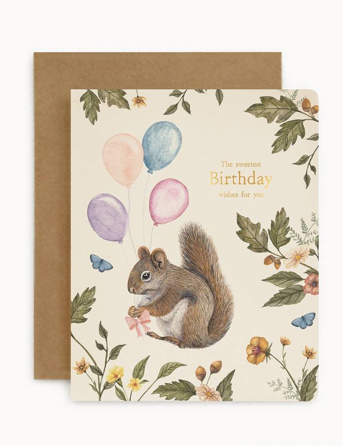 Bespoke Letterpress - Sweetest Birthday Wishes Card