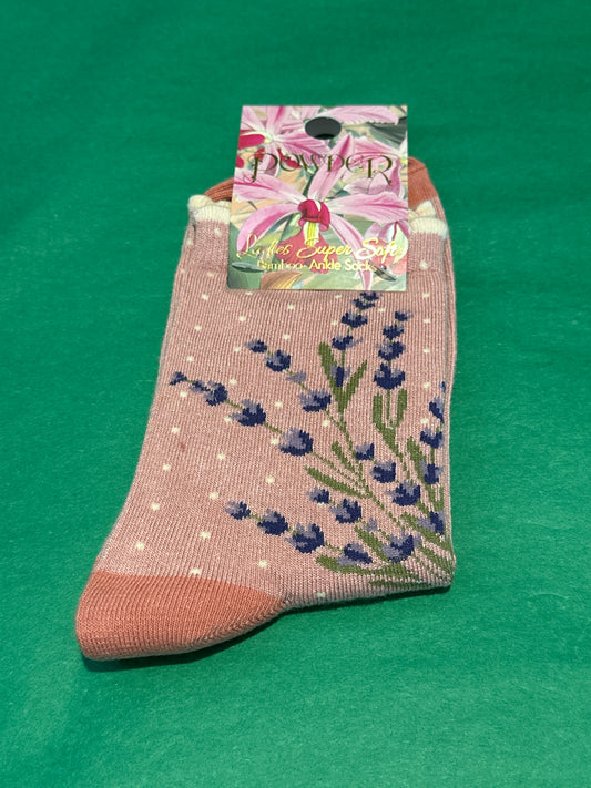 Powder Ankle Socks - Luscious Lavender