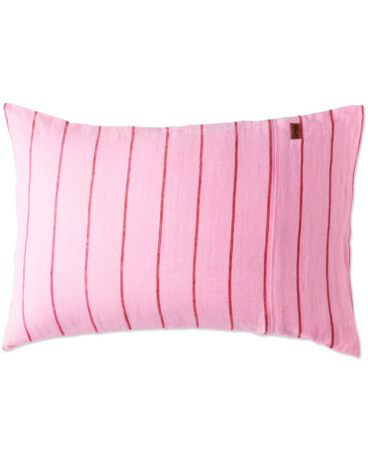 Kip and Co Iced Vovo Stripe Linen Pillowcases