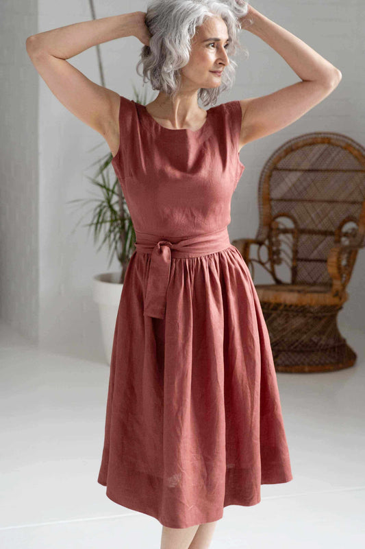 Lazybones Jane Dress - Copper