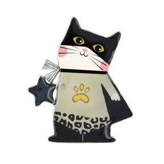 Taratata Jewellery - Super Miaou Brooch