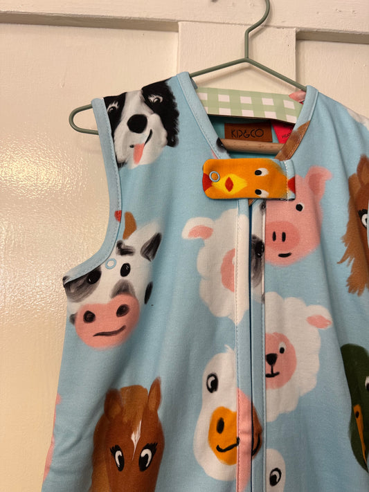 Kip and Co Sleep Bag - Farm Friends