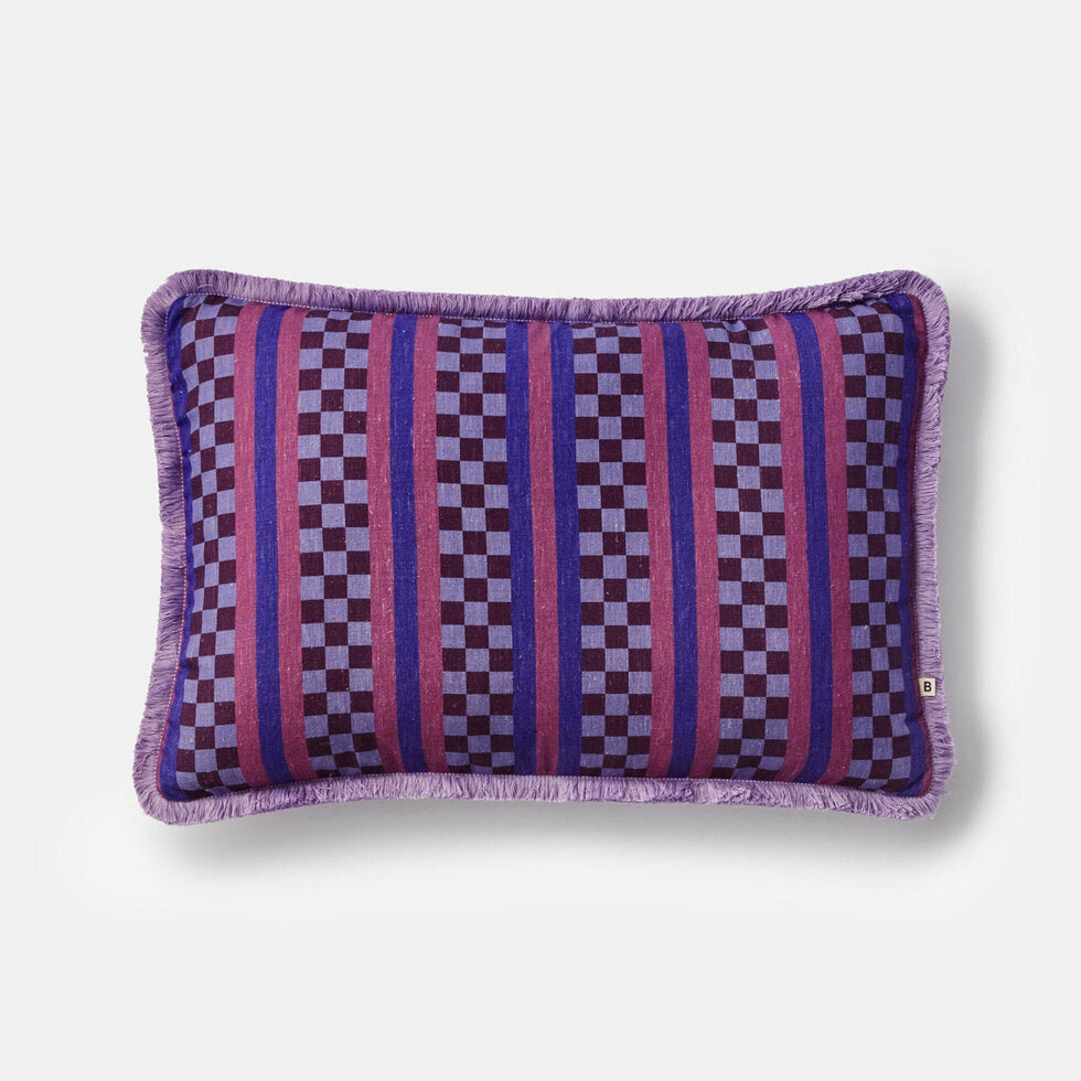Bonnie and Neil Cushion - Marco Tile Lilac
