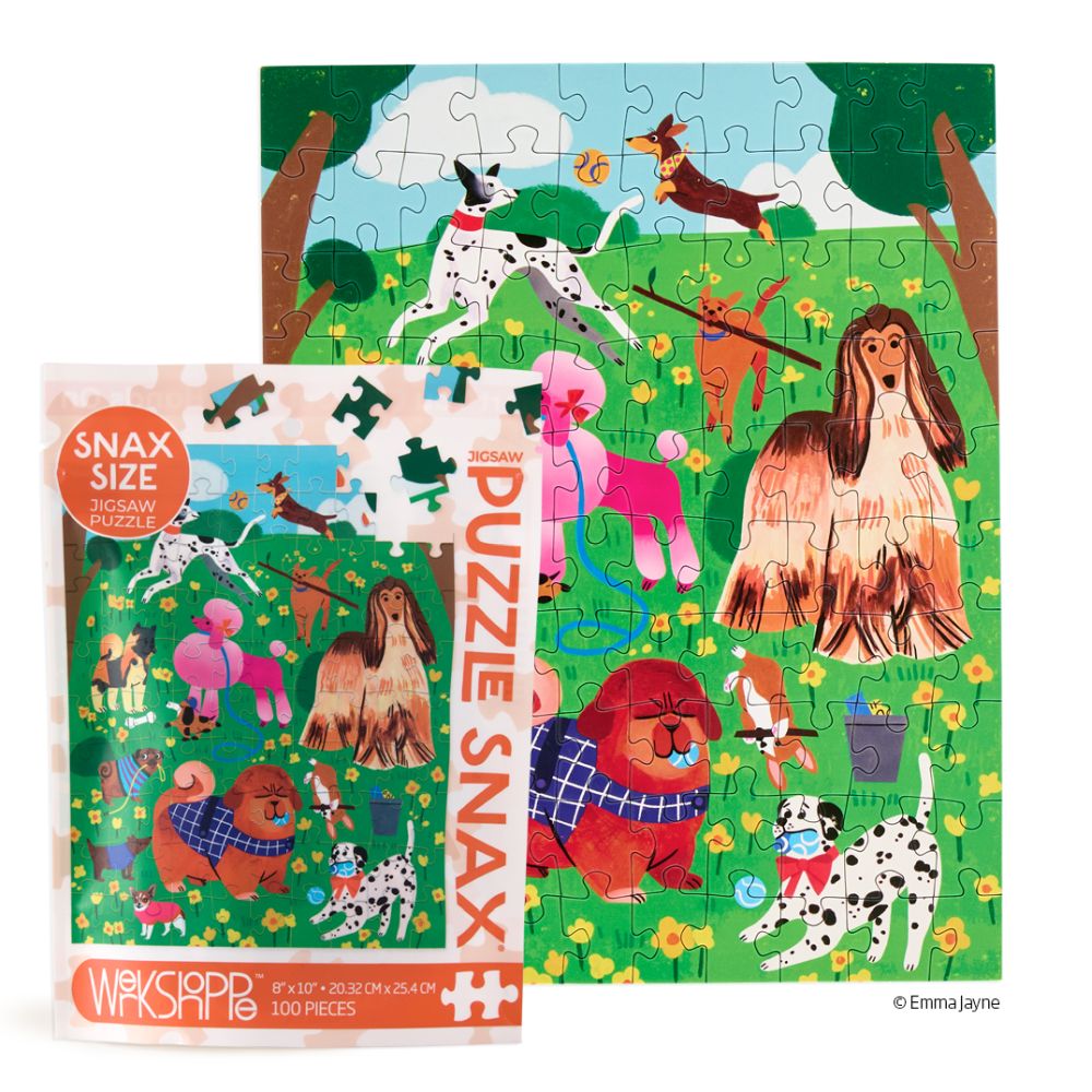 WerkShoppe Snax 100pc Puzzle - Dog Park