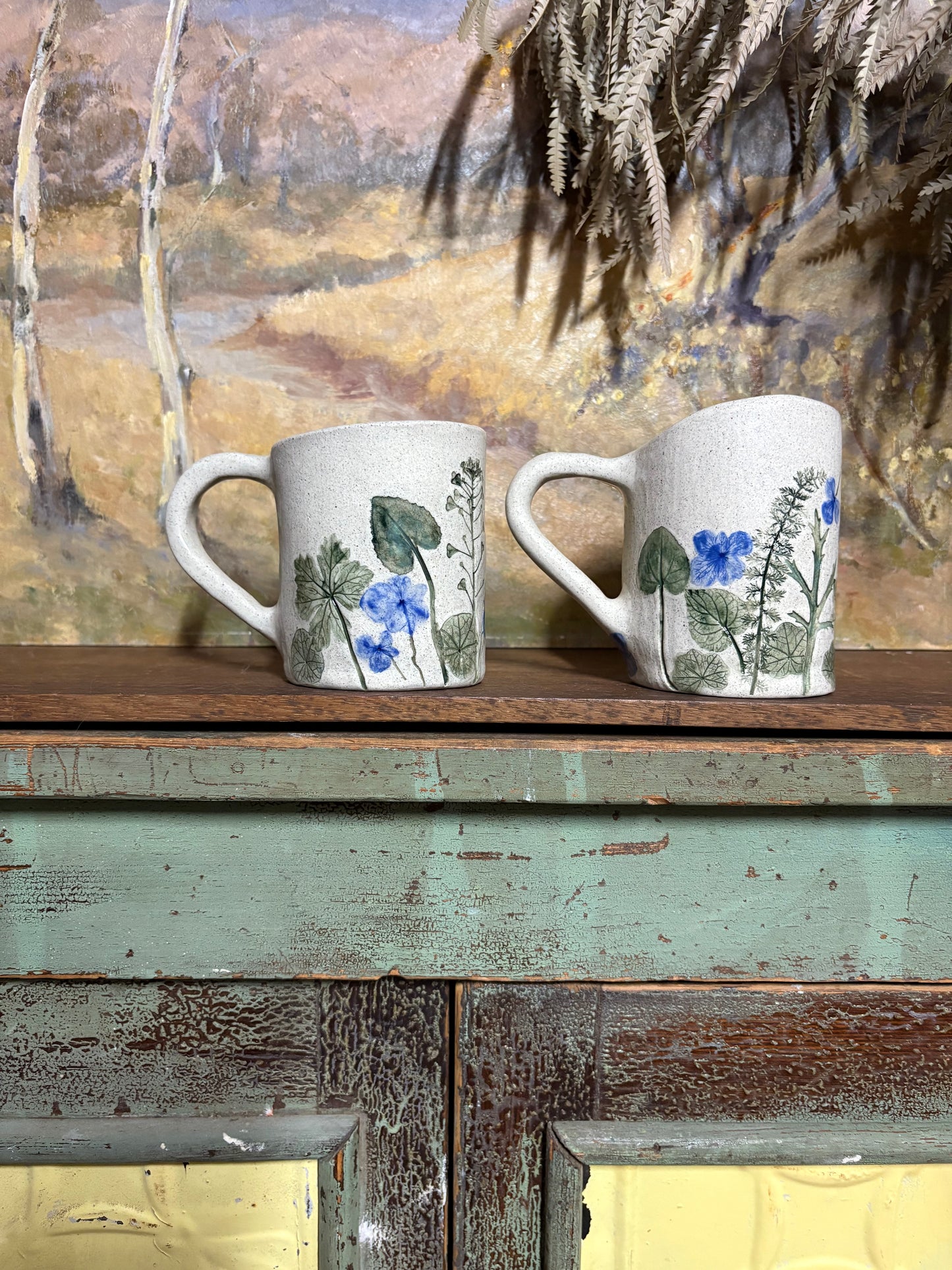 Handmade Ceramic Cottage Garden Mug