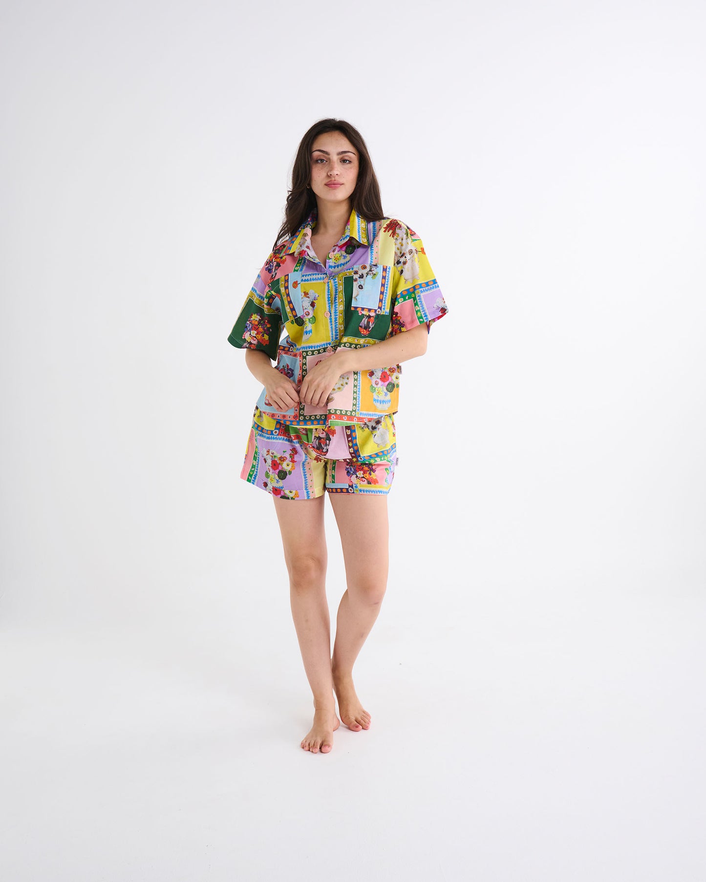 Kip and Co x Margaret Preston - Margaret’s Vase Cotton Pyjama Set