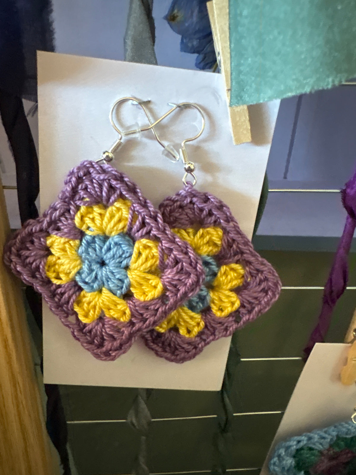 Jess Made Crochet earrings