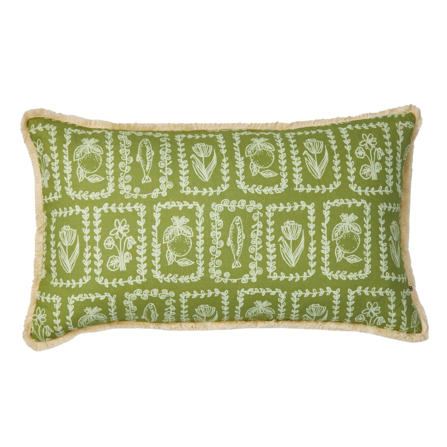 Bonnie and Neil Cushion - Petra Sage 75cm x 45cm