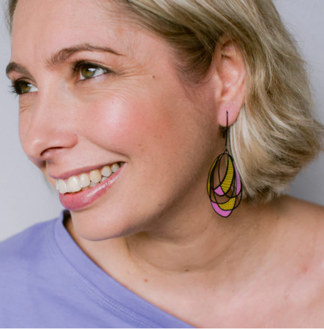 Denz earrings -Art School Drop Out - Warm