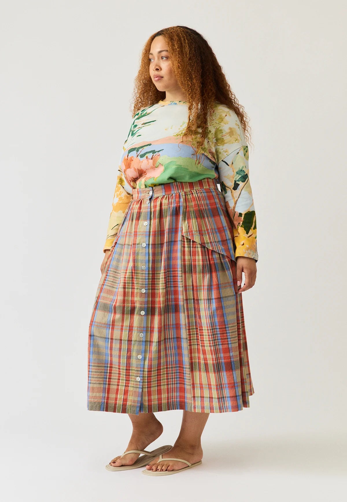 Nancybird Acacia Skirt - Coast Check