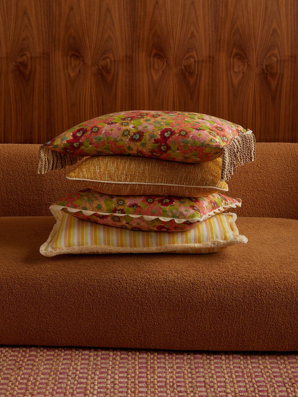 Bonnie and Neil Cushion - Primrose Sunset 50cm