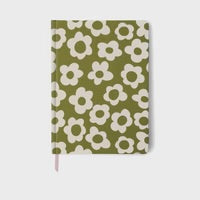 Jumbo Soft Journal - Green Groovy Floral