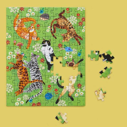 WerkShoppe Snax 100pc Puzzle - Cat Nap