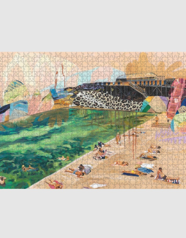 1000 Piece Puzzle - Leopard Beach
