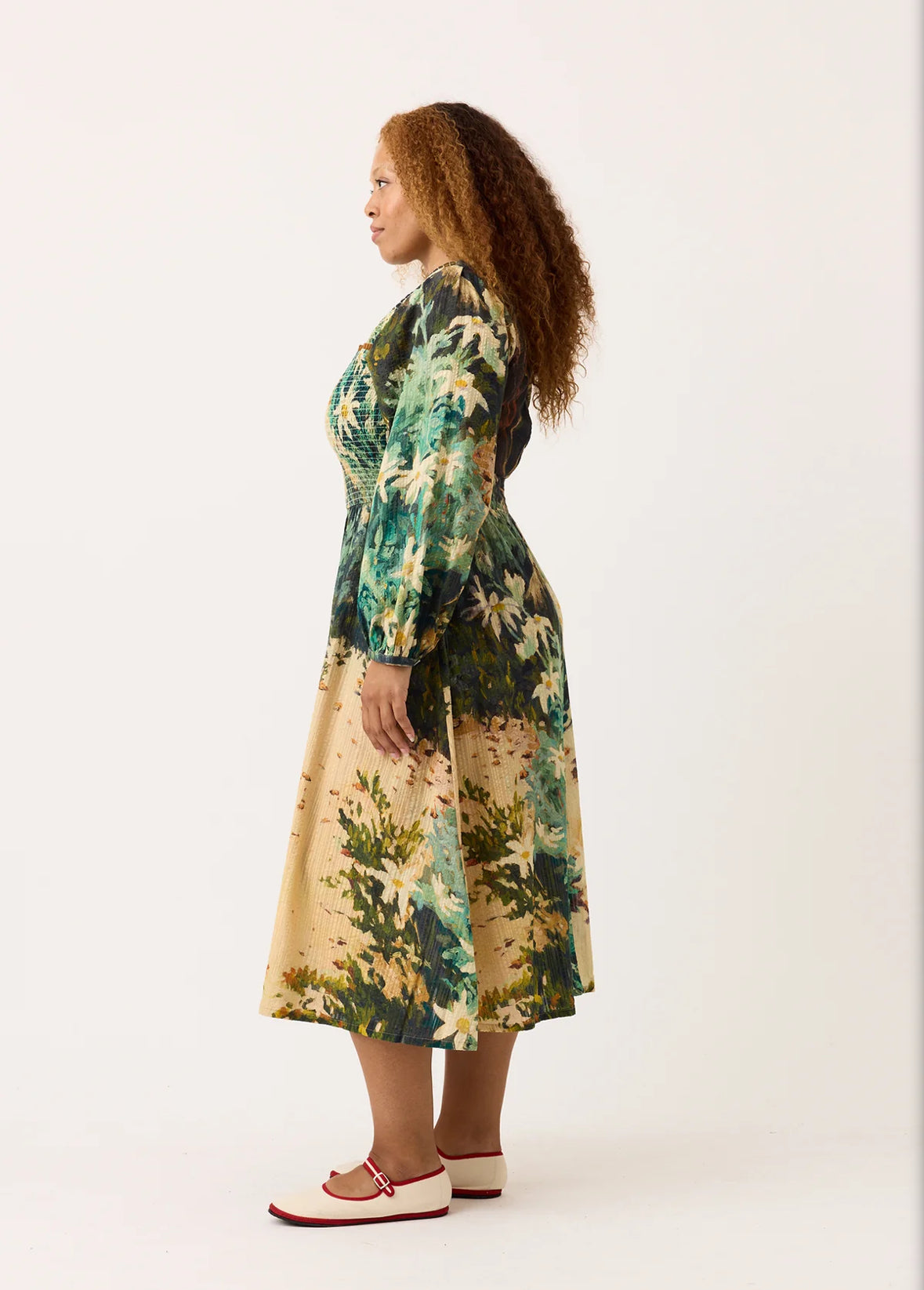 Nancybird Nora Shirred Dress