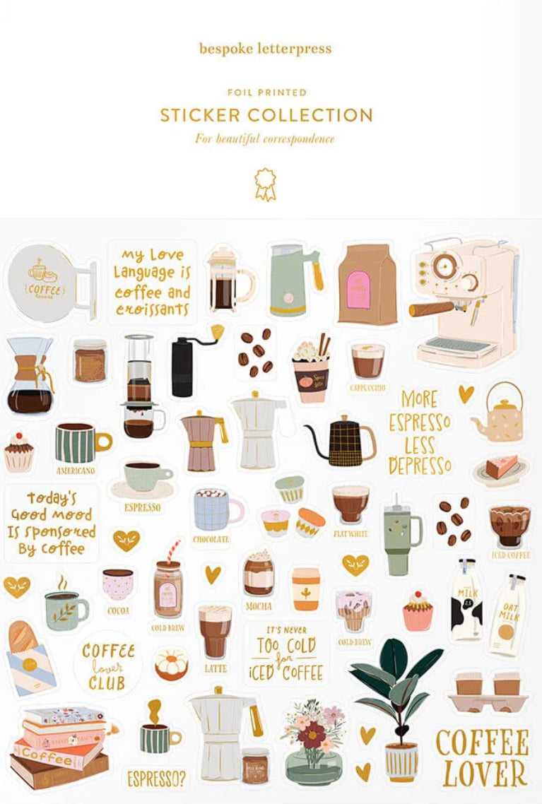 Bespoke Sticker Collection - Coffee Lovers